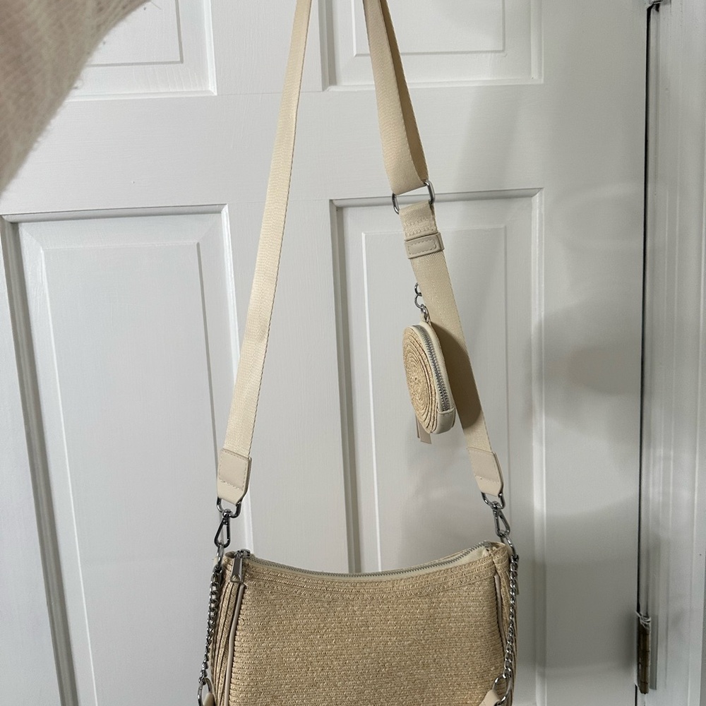 H&M Raffia Crossbody and Shoulder Bag